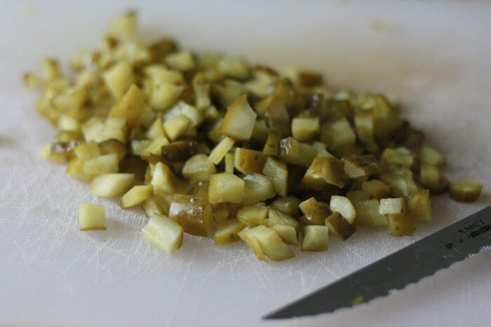 Chopped Pickles- Pickle Wrap Dip