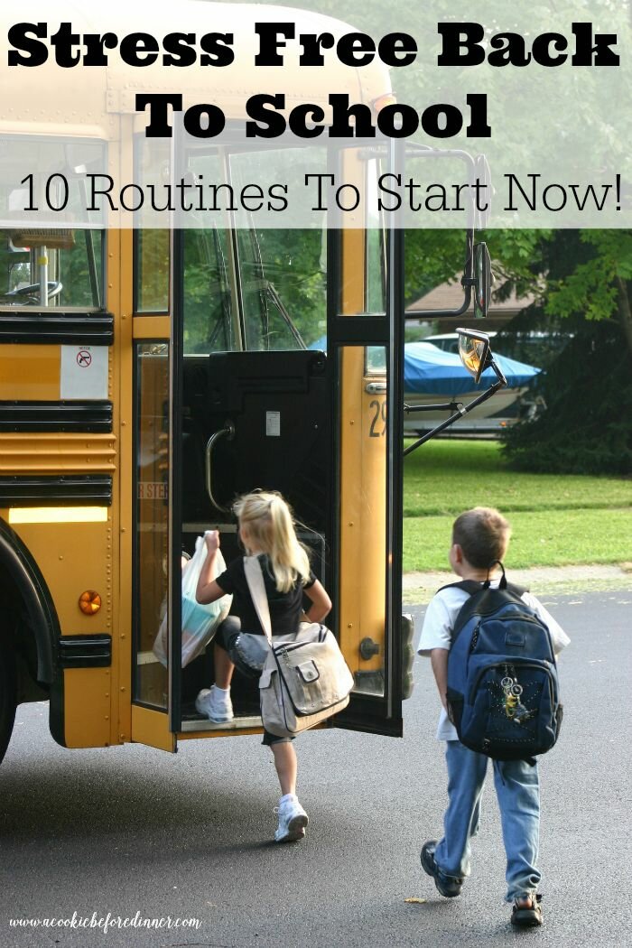 Create harmony in your life with these awesome back to school routines! 