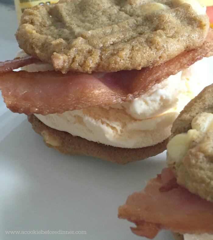 Pumpkin Spice Cookie And Bacon Ice Cream Sandwiches 3