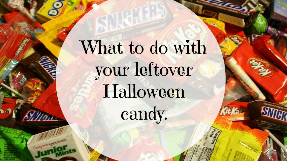 leftover Halloween candy