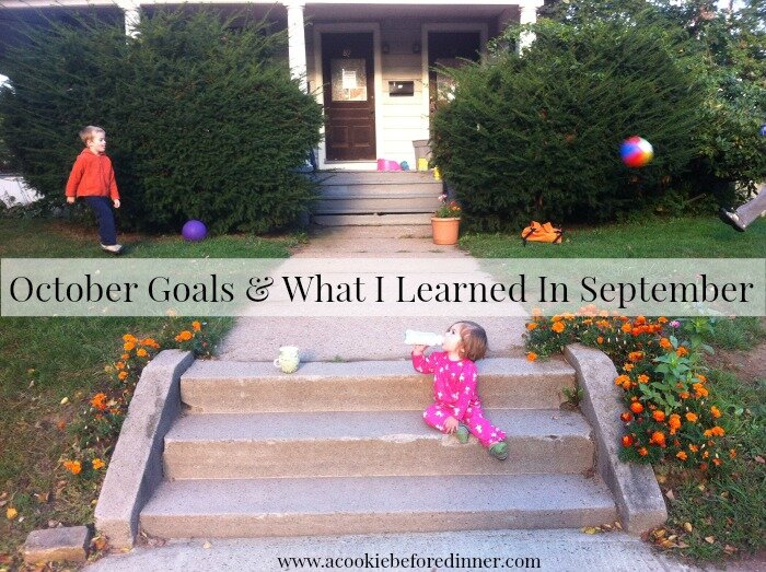 2014 October Smart Goals
