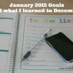 January 2015 Goals 