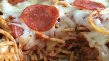 Baked Pepperoni Spaghetti Recipe